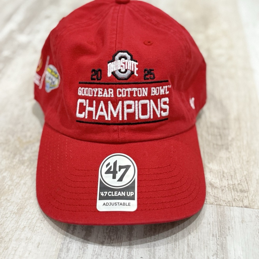 '47 Ohio State Buckeyes 2025 Champions Goodyear Cotton Bowl‎ Snapback Hat Cap